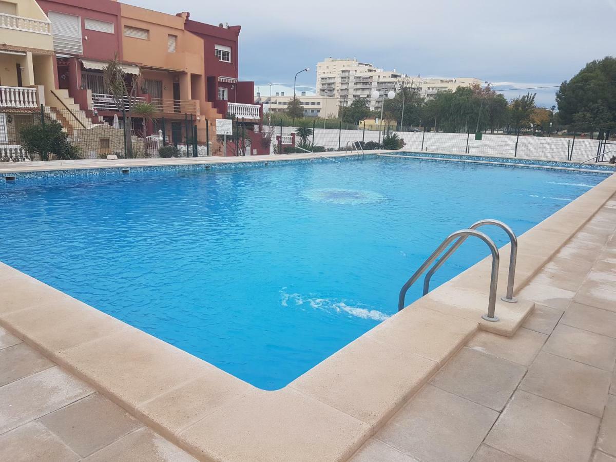 Duplex, Piscina Y Playa Villa Puebla de Farnals Bagian luar foto