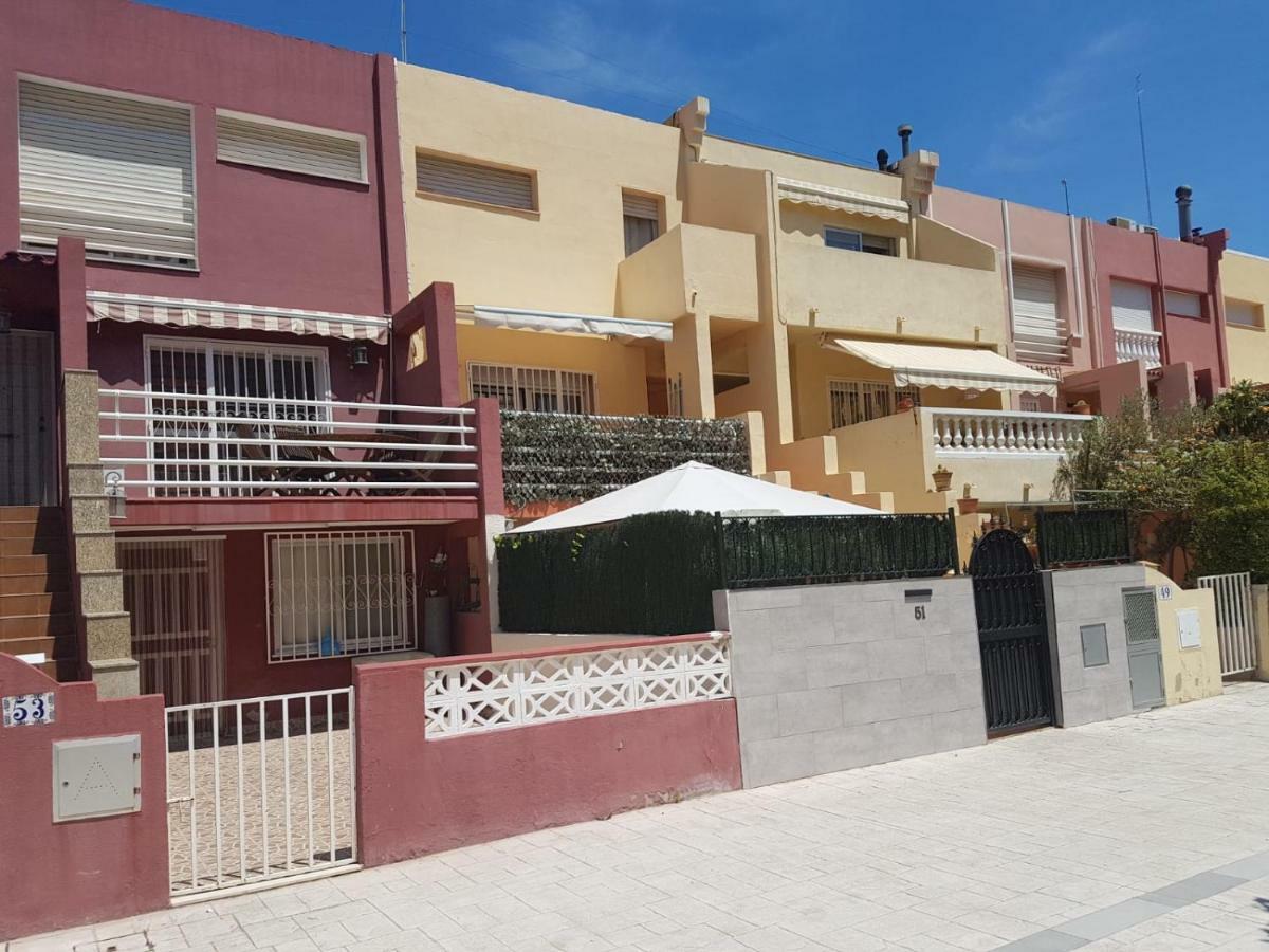 Duplex, Piscina Y Playa Villa Puebla de Farnals Bagian luar foto